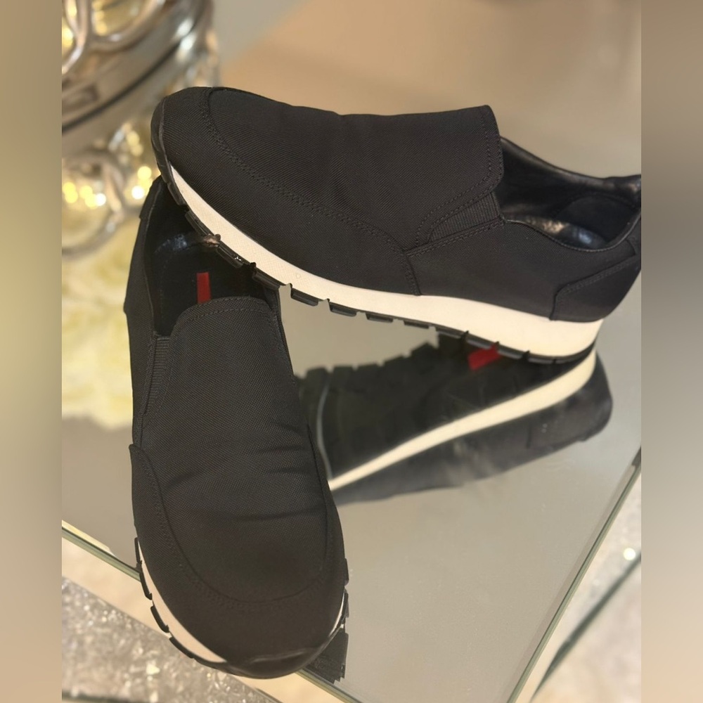 Prada Black with Red Accent